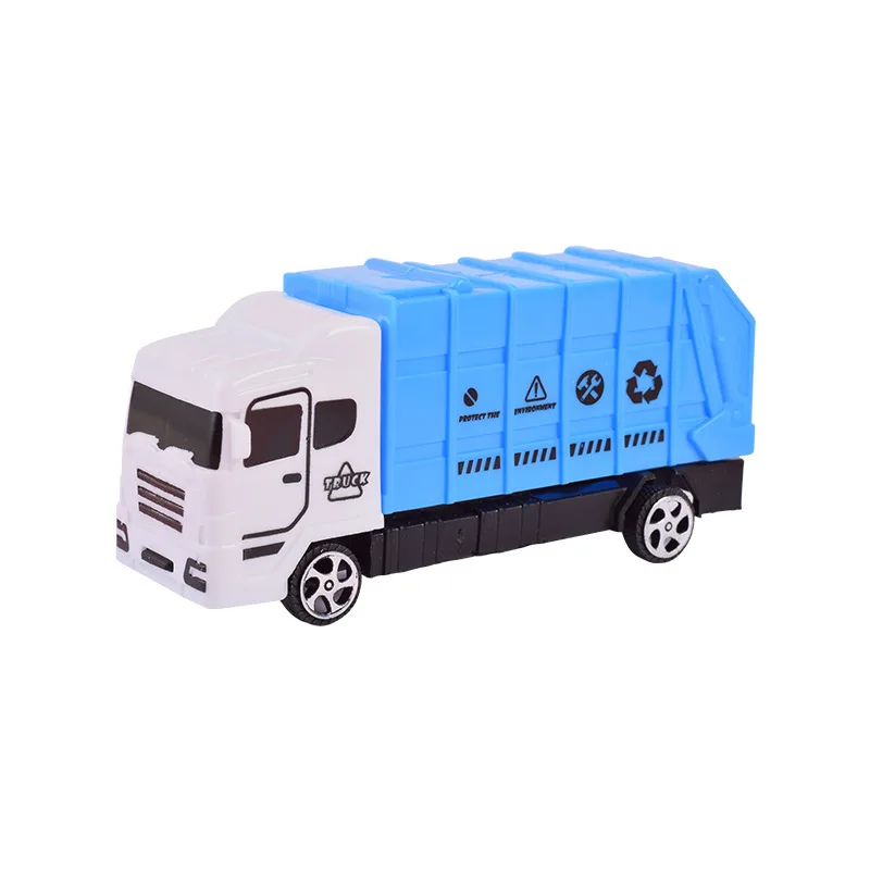 Children\'s Garbage Truck Inertia Back To The Car Toys Sanitation Car Garbage Children\'s Educational Toys Inertia Car Toys