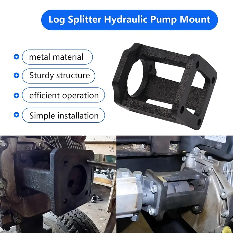 A34R Hydraulic Log Splitter Bracket Replacement Fits 5-7 Horsepower Engine Log Splitter Hydraulic Pump Mounting Bracket