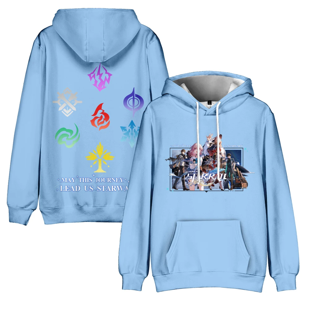 Spiel Honkai Star Rail Anime Hoodie Langarm Mann Frau Sweatshirt Harajuku Streetwear Casual Style 3D Kleidung