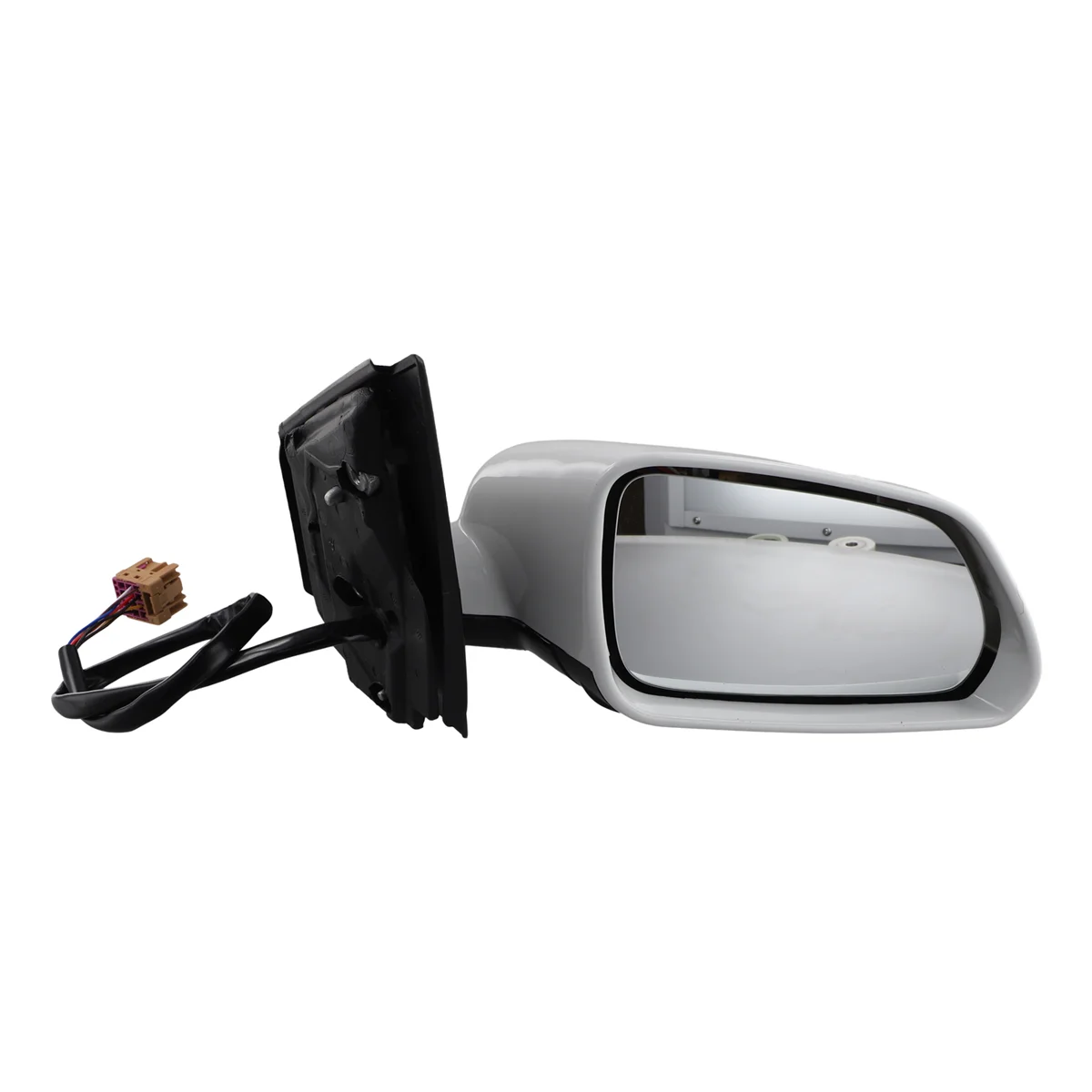 Car Right 6Q1857508P9B9 Rearview Mirror Reflector Door Wing Side Mirror Assembly for Volkswagen VW Polo 2006-2010