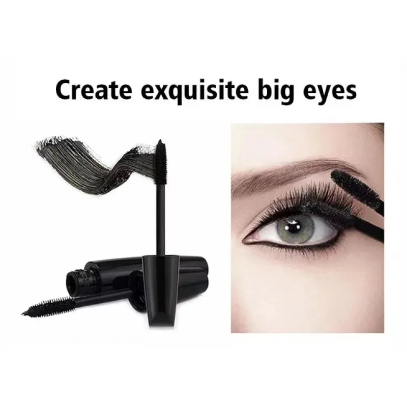 50pcs Custom Logo Mascara Waterproof Fast Dry Eyelashes Curling Lengthening Eye Lashes Cosmetics Makeup Branding