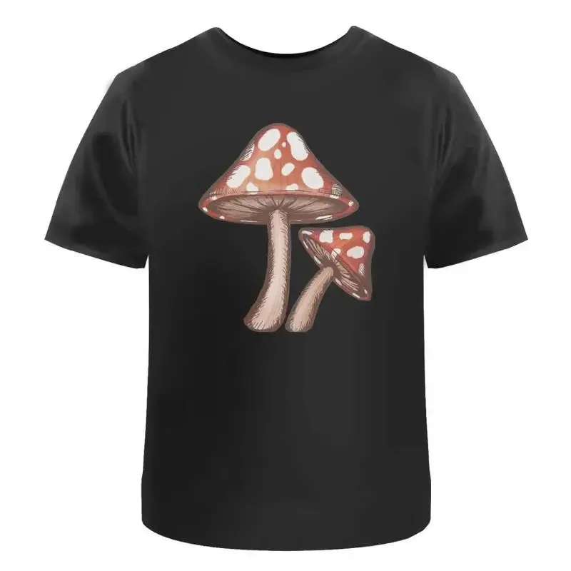 Toadstool Mushrooms' Cotton T Shirt Ta041625