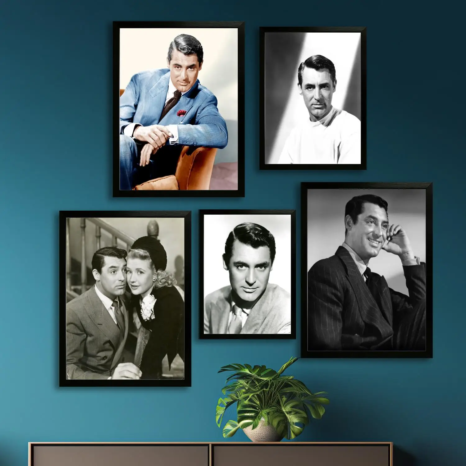 Cary Grant Canvas Art Poster, Wall Art, Picture Print, Modern Family, Bedroom Decor, Posters,Decorative painting