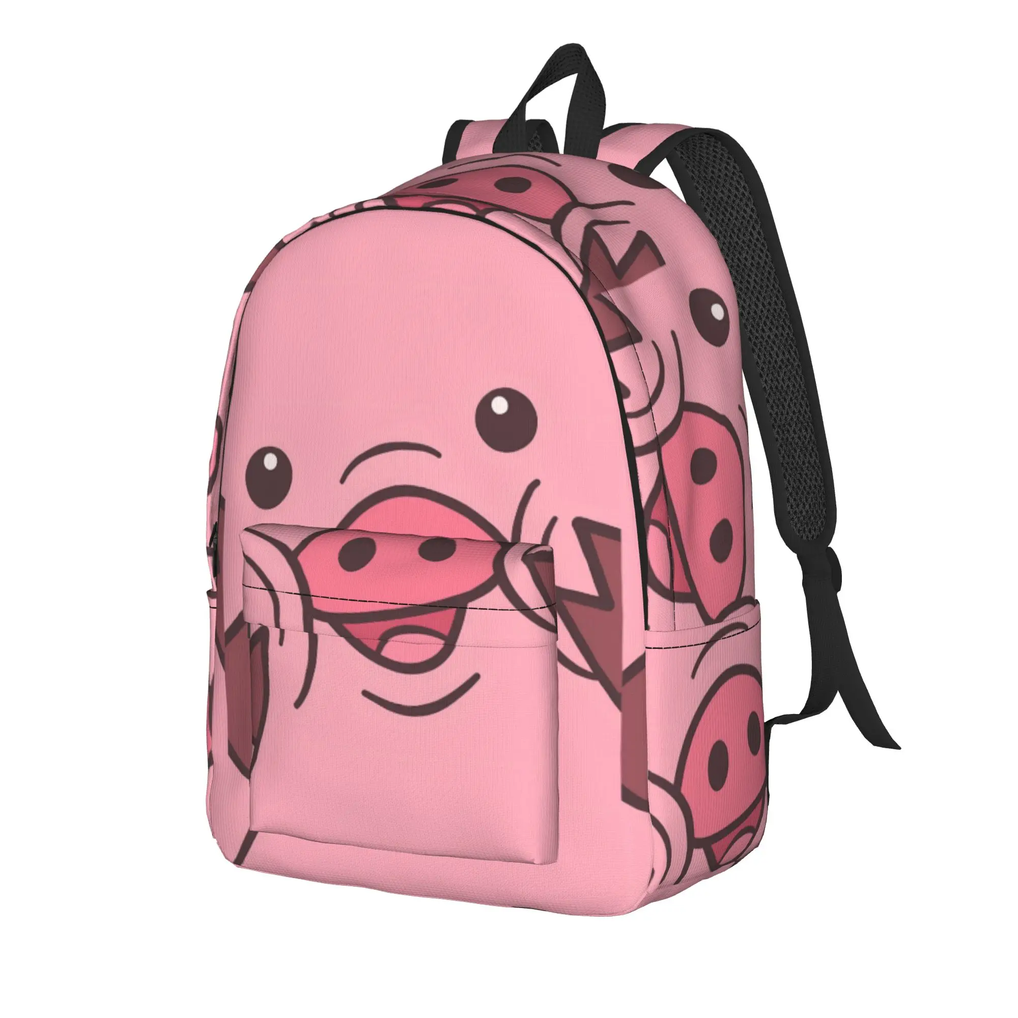 Cute Pink Pig Backpack  Camping Backpacks Teen Stylish School Bags Custom Soft Rucksack