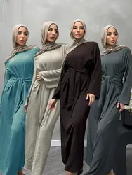 Eid Modest Abaya Dubai 2024 Muslim Kaftan Dress Islamic Clothing Abayas For Women Caftan Marocain Femme Vestidos Musulmanes