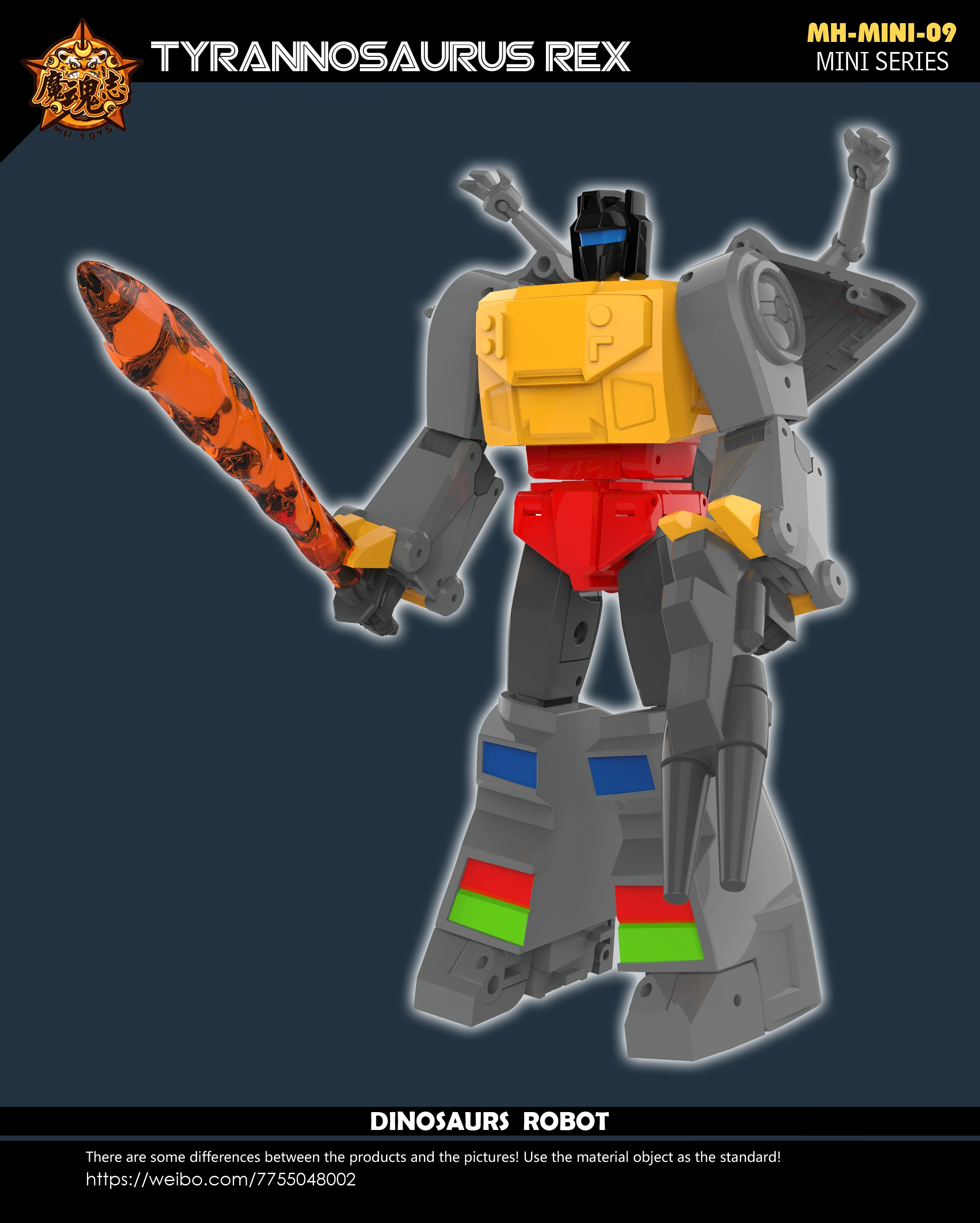 AUF LAGER Transformation MHZ SPIELZEUG MH-MINI-09 MINI-09B Grimlock 2,0 KO NA H44 Kleine Action Figur Modell Spielzeug