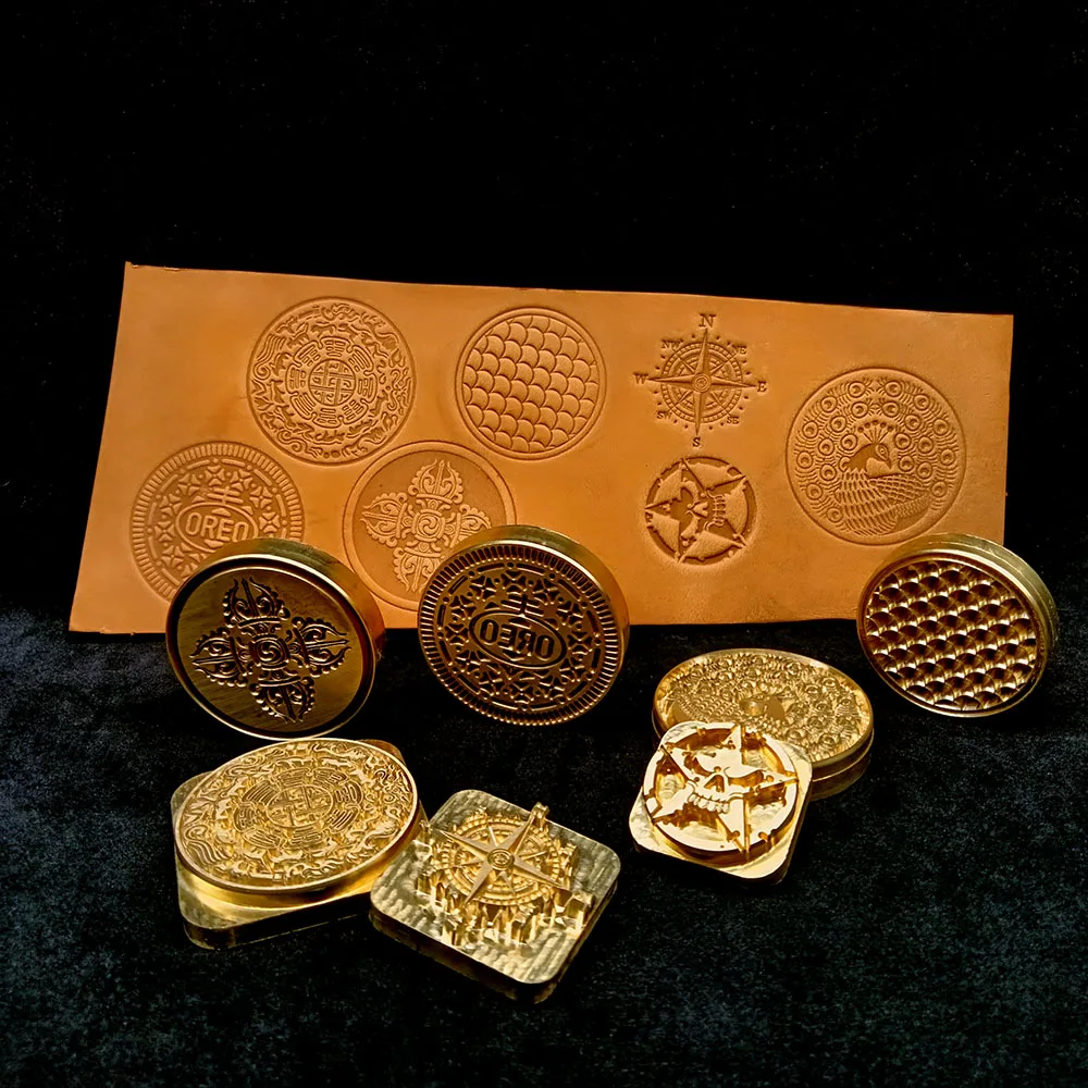 Custom Made Brass Stamp Logo, Leather Stamping for Wood Cake Leathercraft, Heat Embosser Seal