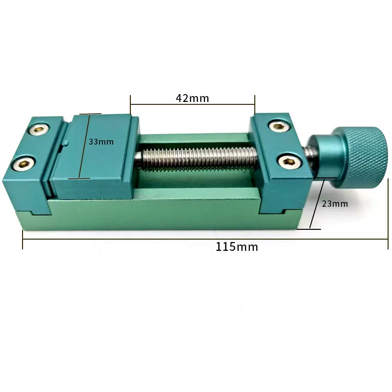 Precision Mini Vise Engraving Machine CNC Drilling Machine Small Welding Table All Aluminum Operation Manual Table Clamp