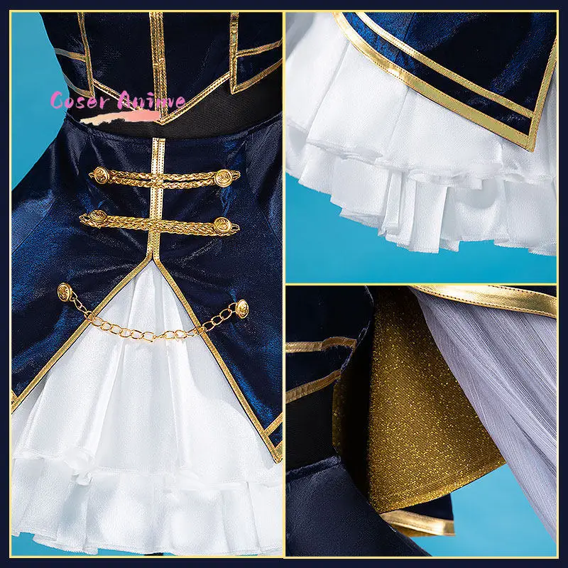 VTuber Petra Cosplay-Kostüm für Halloween, Karneval und Weihnachtsfeiern