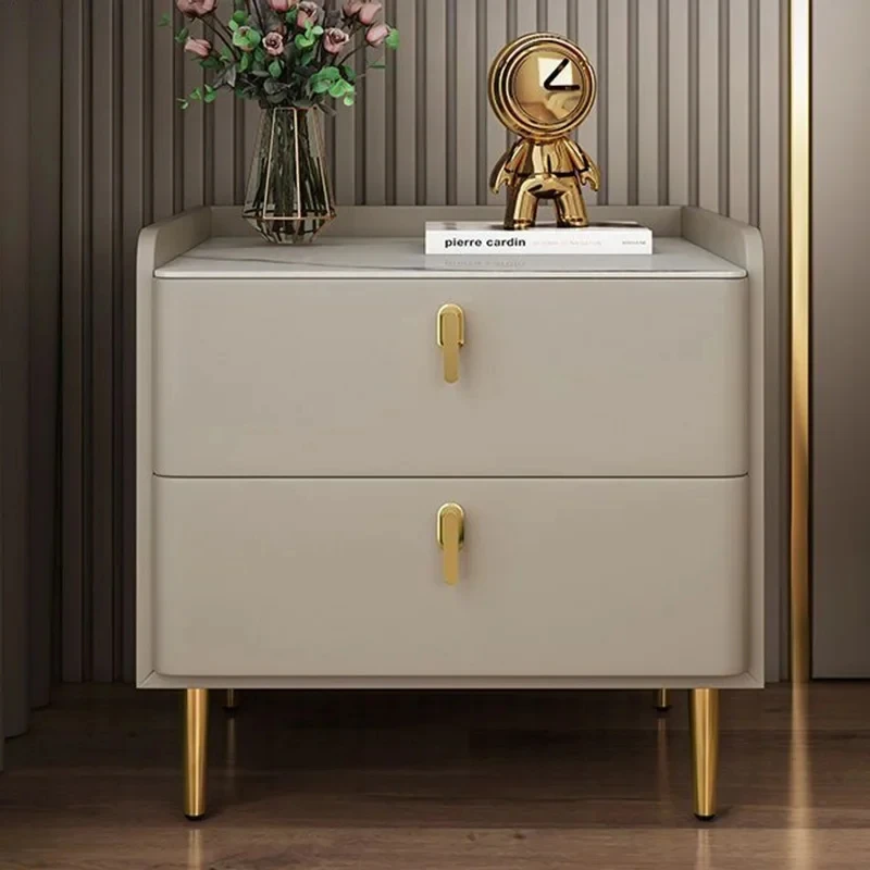 

Luxury Storage Nightstand Nordic Minimalist Organizer Bedside Nightstand Bedroom Ornaments Table De Chevet Living Room Furniture