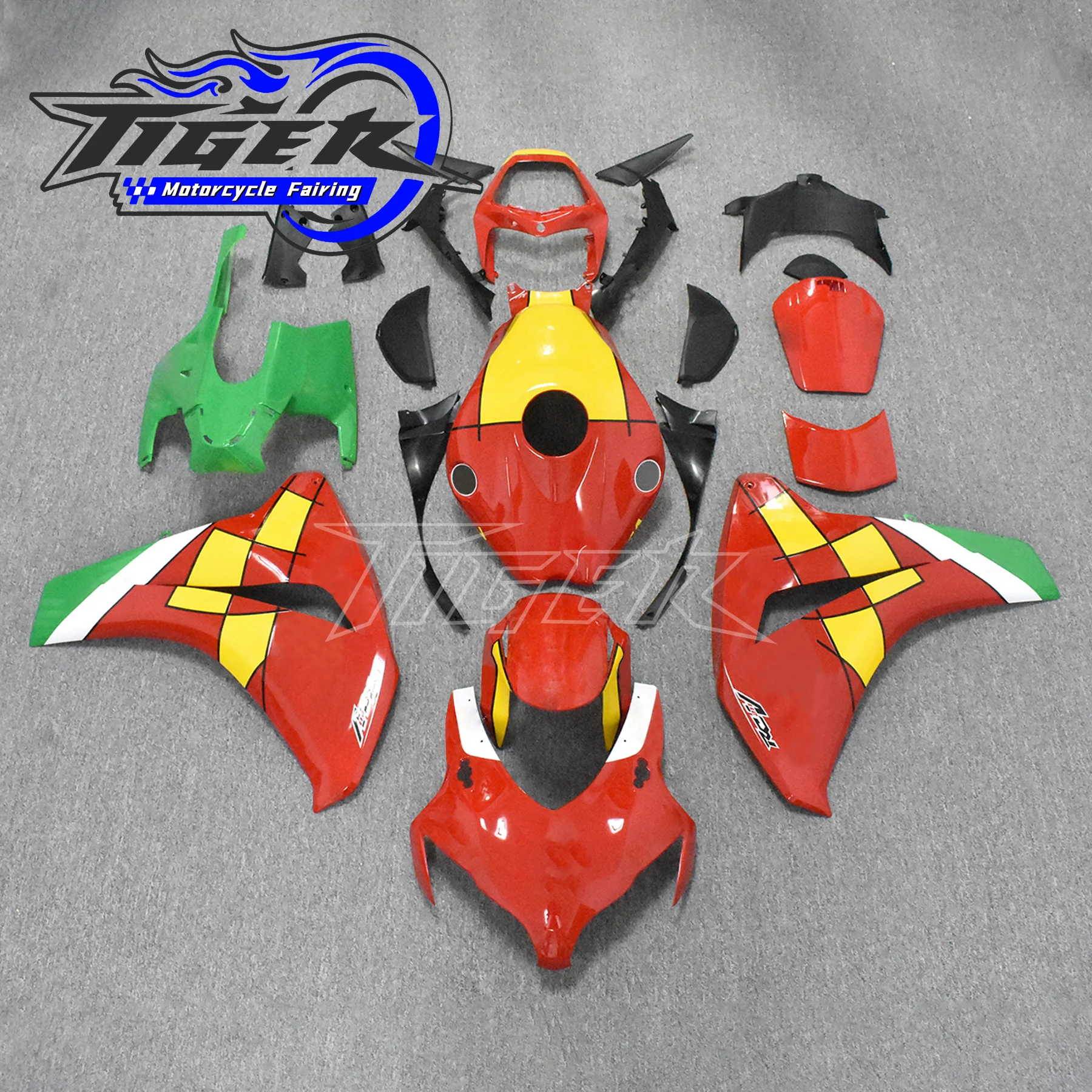 

Motorcycle Fairing Kit For Honda CBR1000 RR 2008 2009 2010 2011 CBR 1000RR Bodywork Injection Red Green Accept