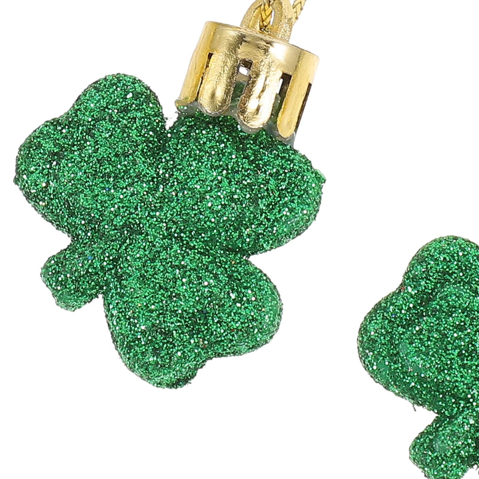 

15Pcs Shamrocks Hanging Ornament St Patricks Day Party Decor Clover Decorations Festival Adorn Shamrock Design