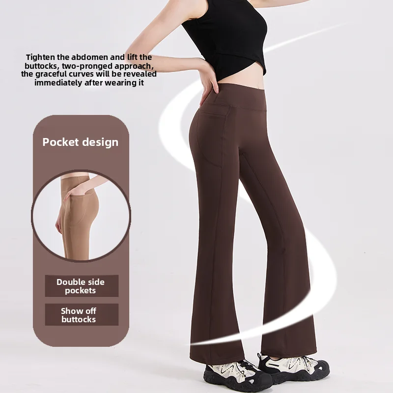 

Женские леггинсы с высокой талией для йоги, утягивающие, спортивные, для фитнеса, с эффектом подтяжки ягодиц, длинные, из нейлона и спандекса