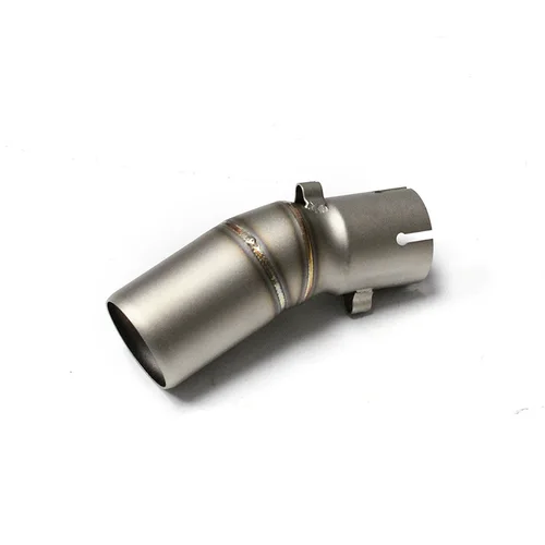 Imagen 2 del producto Para sistema de escape de motocicleta CF450SR, tubo de escape de acero inoxidable modificado, sección media para CFMOTO 450SR 2022 2023 años