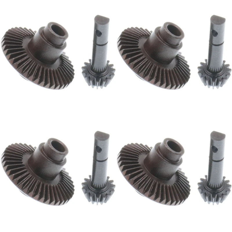 4X Heavy Duty Helical Bevel Gear 40T 15T For 1/10 RC4WD TF2 D90 Gelande II Yota Axle Ring&Pinion Gear