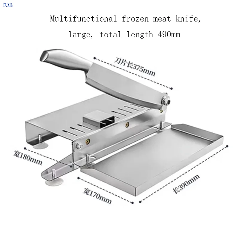 Manual Meat Slicer Slicing Machine Commercial Household Frozen Chicken Duck Fish and Lamb Bone Cutter