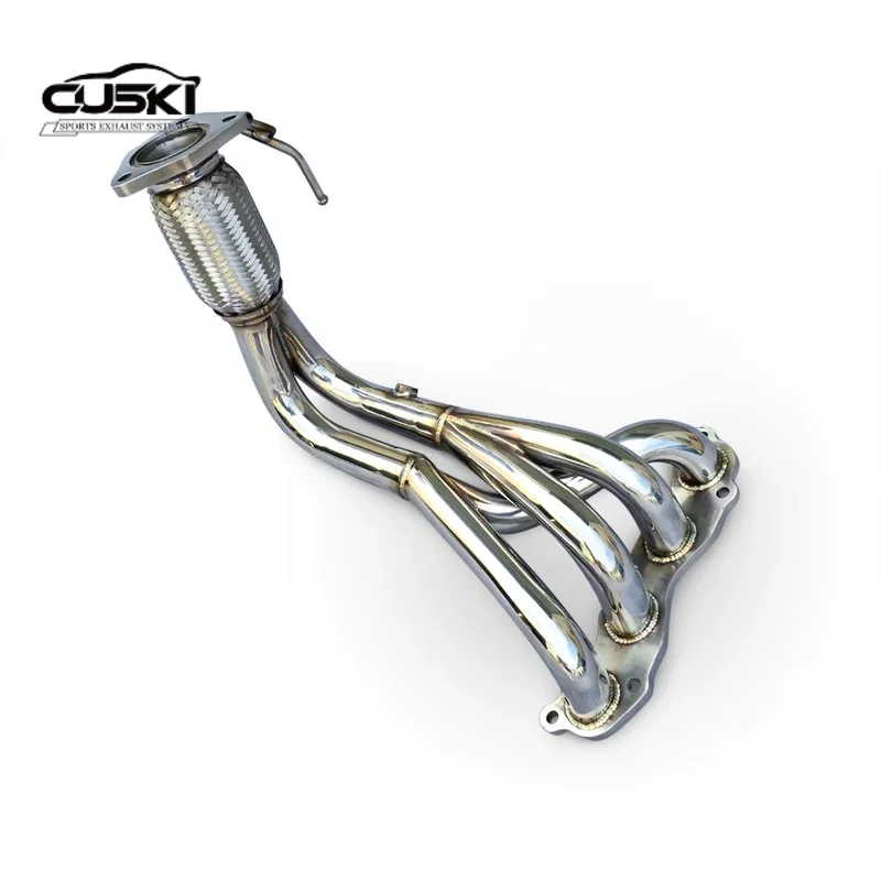 Stainless Steel Automotive Exhaust Parts fit Honda Accord 2.4 2003-2007 Exhaust Manifold Header Exhaust Modification Accessories