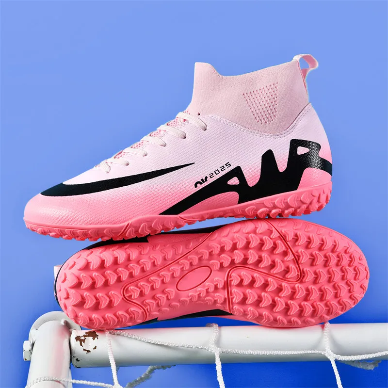 New Ultralight Soccer Shoes Men Breathable Indoor Cleats Football Boots Match Long Spikes Sneakers Training Drop Shipping