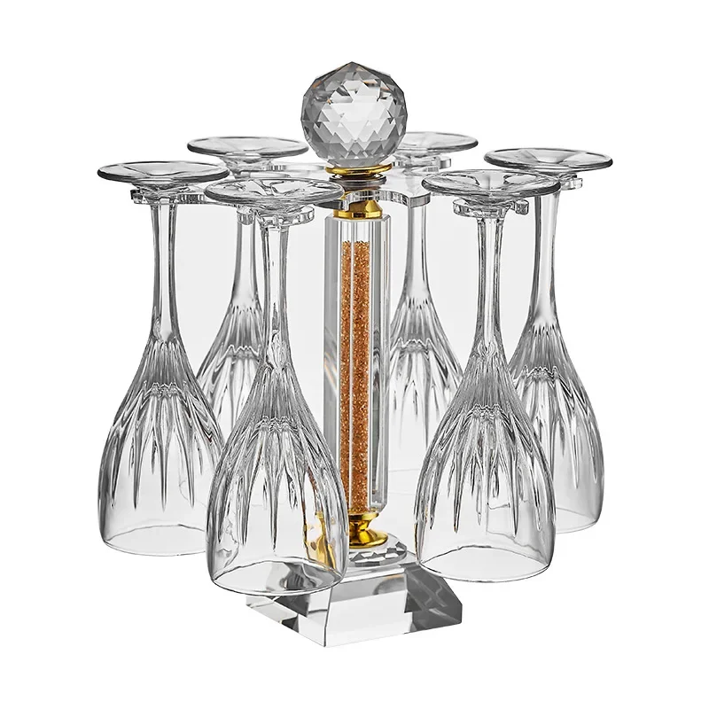

Light luxury high-end crystal glass red wine glass set household decanter goblet creative high-end wine glass