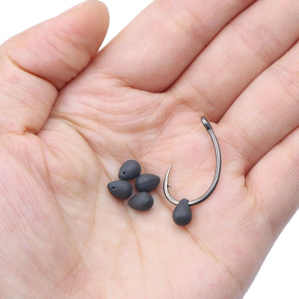5-20 piezas de cuentas de anzuelo de Pesca de tungsteno, 0,42g, accesorios de carpa de fuerza descendente, Kit de señuelo de anzuelo de peso para Pesca, plomo