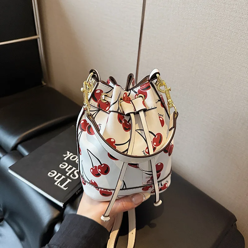 

New 2025! Classic Bucket Bag with Drawstring - Crossbody/Shoulder/Handheld, All-Match