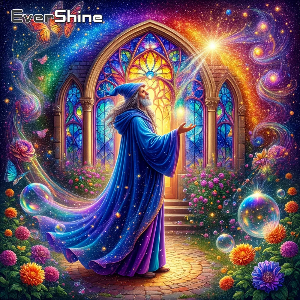 Evershine Diamond Embroidery Portrait Full Square Painting R