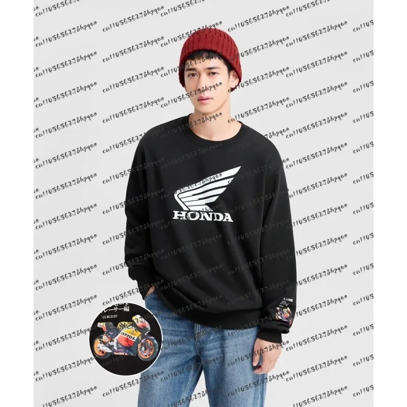 

2025-26 Trendy Honda Summer Men's Quick-Dry Teen Sports Motorcycle Racing Car Brand T-Shirt Long Sleeve Casual Fashion​ Top