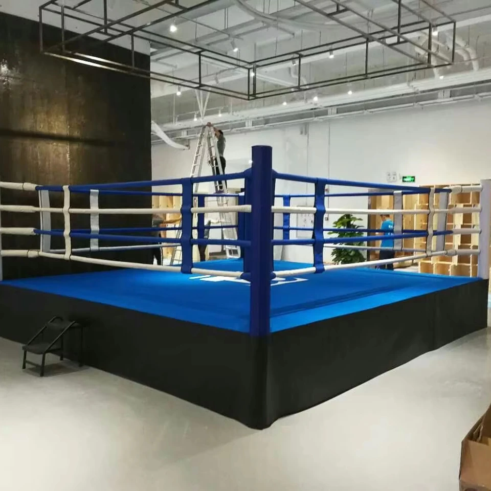 

Factory Boxing Ring Professional With Platform Floor High Quality Steel Frame Outdoor Boxing Ring for Boxing Fighting