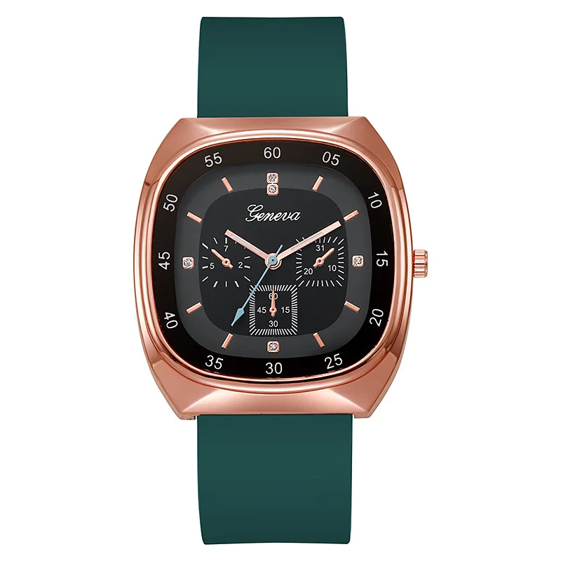 Top New Fashion Women Luxury Watches Students Square Silicone Jelly Quartz Watch For Gift Relogio Feminino Men Wristwatch Clock