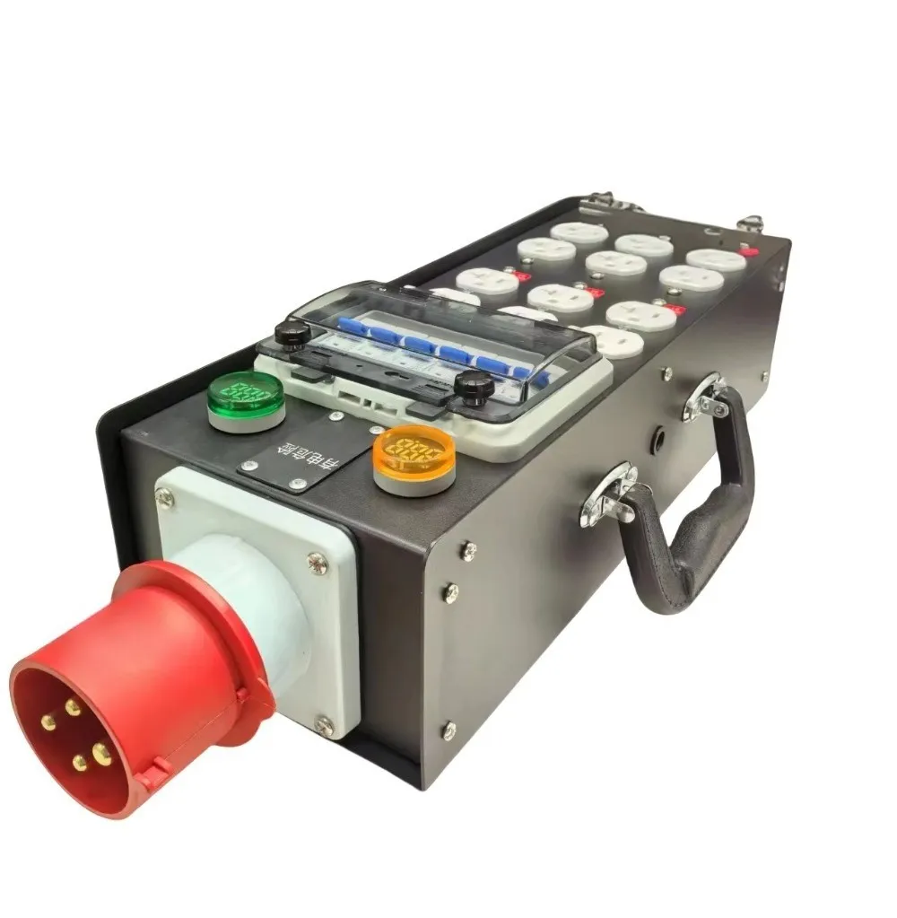32A 4Pin Input with 6Channels Edisons Outputs Power Distribution Box for Stage