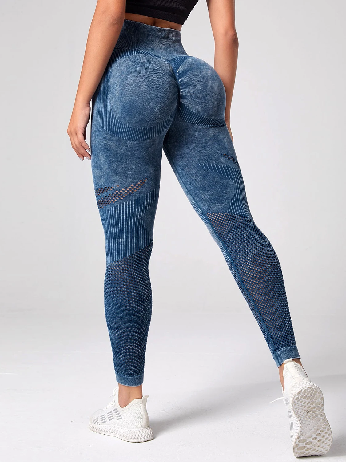 Leggings de yoga évidés sans couture pour femmes, pantalons de fitness sexy, leggings taille haute, salle de sport maigre, cyclisme, jogging,