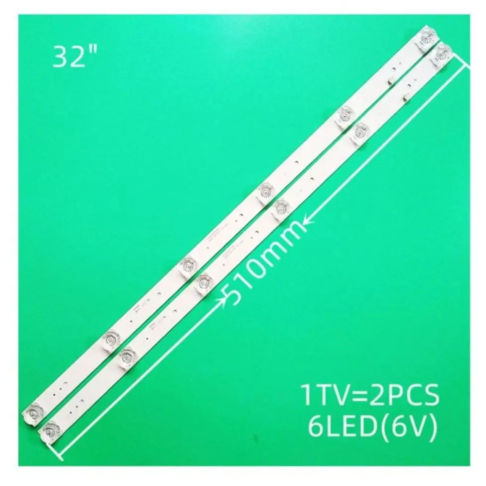 LED TV الإضاءة CC02320D510V06 ل CC02320D510V06 32E20 2X6 6S1P 1910 0D20 DEXP F32D7000 F32D7000C/W