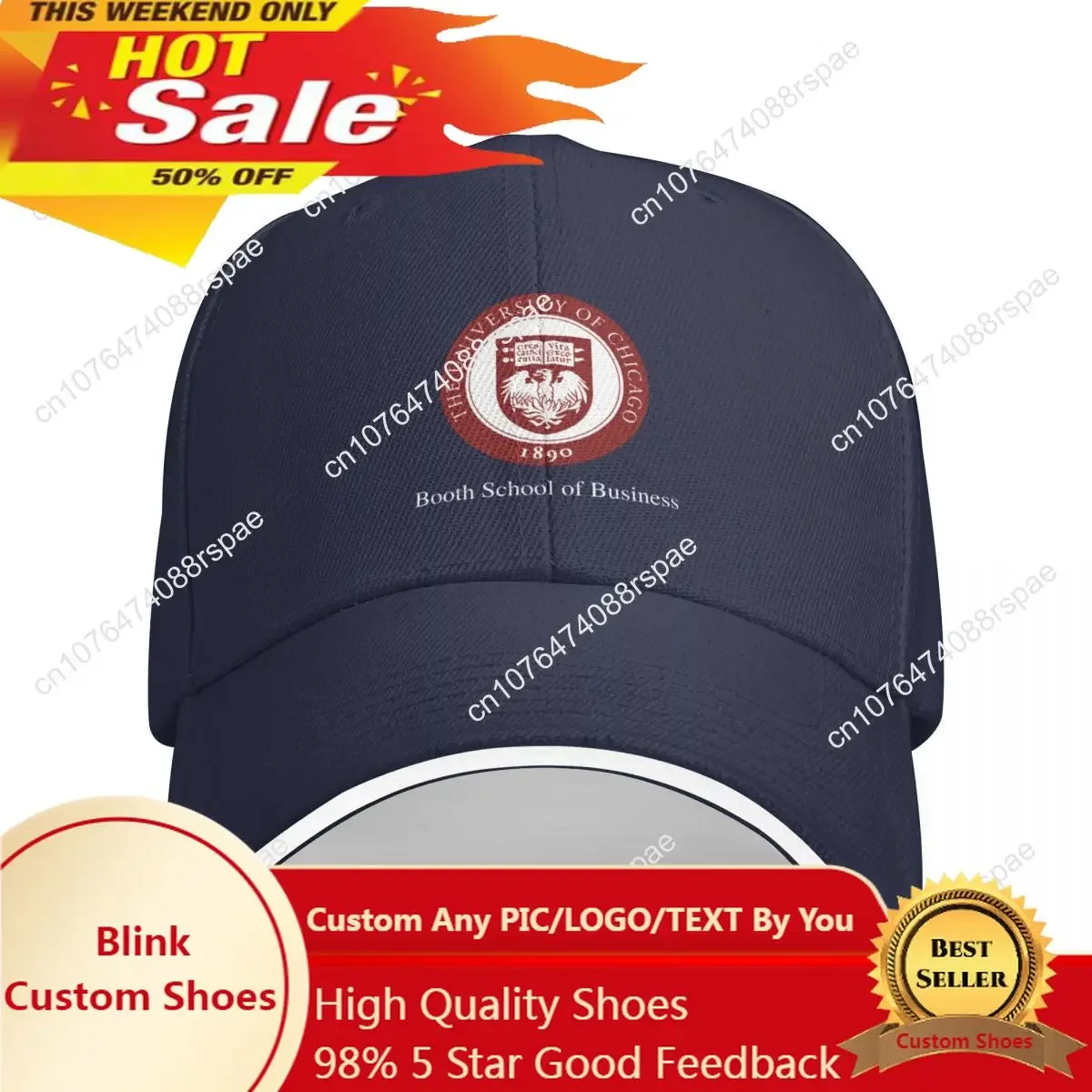 

Chicago Booth, Booth School Of Business Chicago University Cap Baseball Cap Beach Bag Horse Hat Men's Baseball Cap Women's