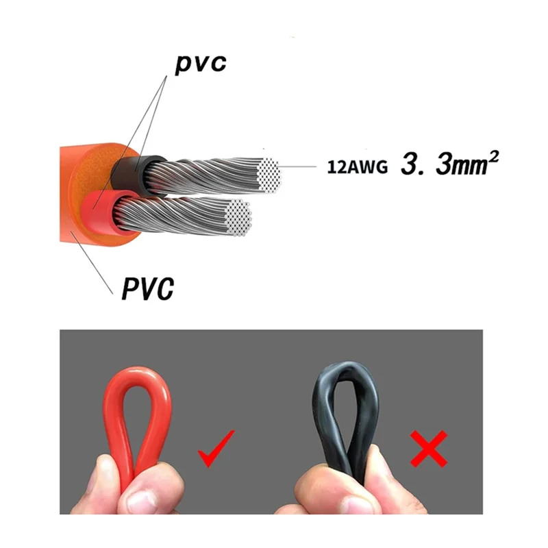 AB25-12AWG สายสําหรับเครื่องกําเนิดไฟฟ้าพลังงานแสงอาทิตย์ 8 มม.หญิงชาย DC7909 แผงพลังงานแสงอาทิตย์สาย DC8020 สําหรับ Jackery/GZ/Yet 5M