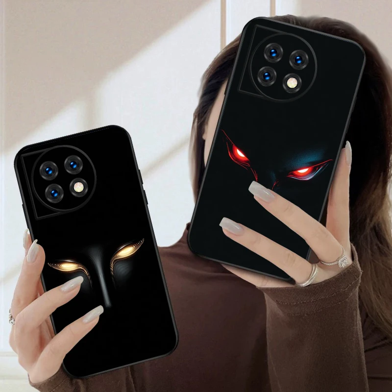 

Yellowish-red eyes For OnePlus 8 9 11 12 13 10 Pro 9RT 8T 12R Ace 3 5 2V Nord CE 4 Lite N20 SE 30 200 silicone soft phone case