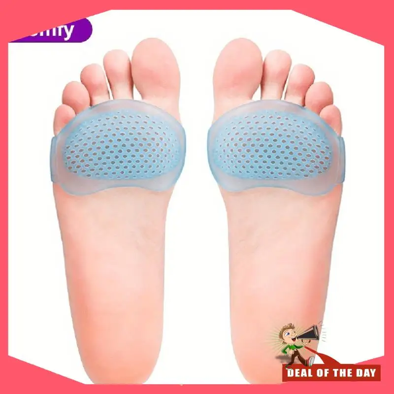 تسليم 24 ساعة من السيليكون للقدم لدعم القوس وتخفيف الآلام - وسادات مدببة - غسيل يدوي فقط، مناسب للجري 1