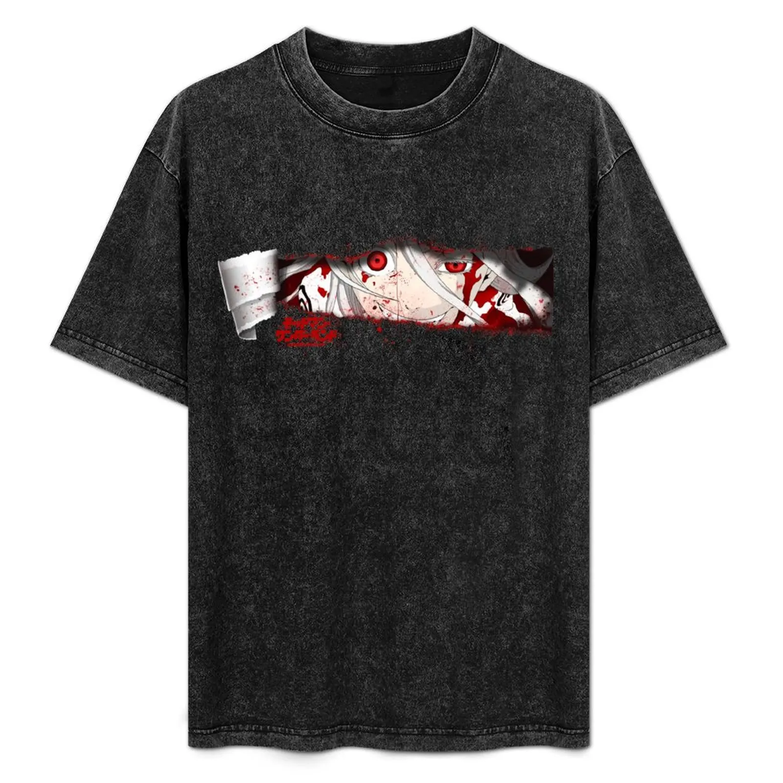 Camiseta 3D Shiro Deadman Wonderland, camiseta transpirable de manga corta para entrenamiento