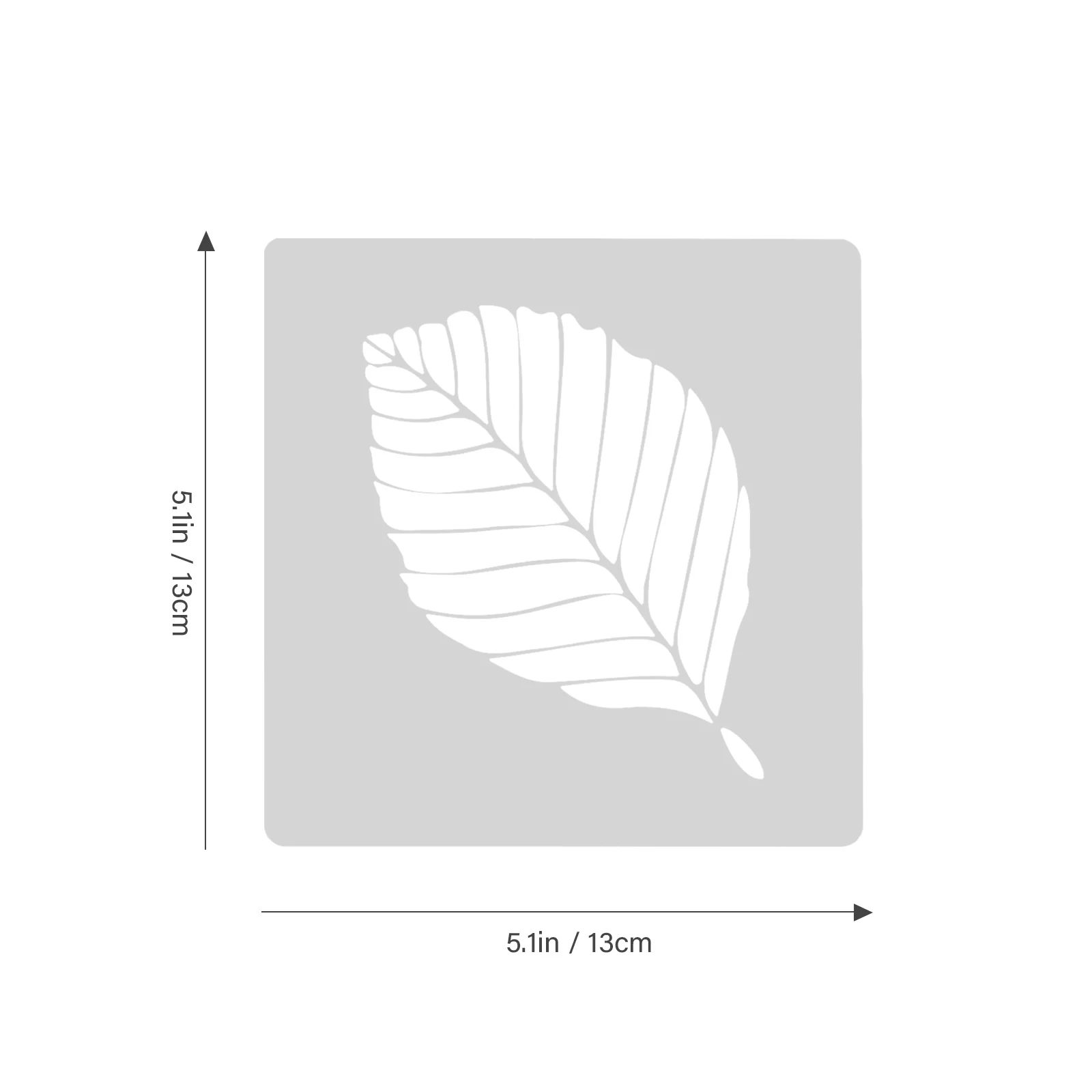 9 Pcs Floral Template Leaf Stencil Templates for Painting Stencils Large Drawing Graffiti Furniture