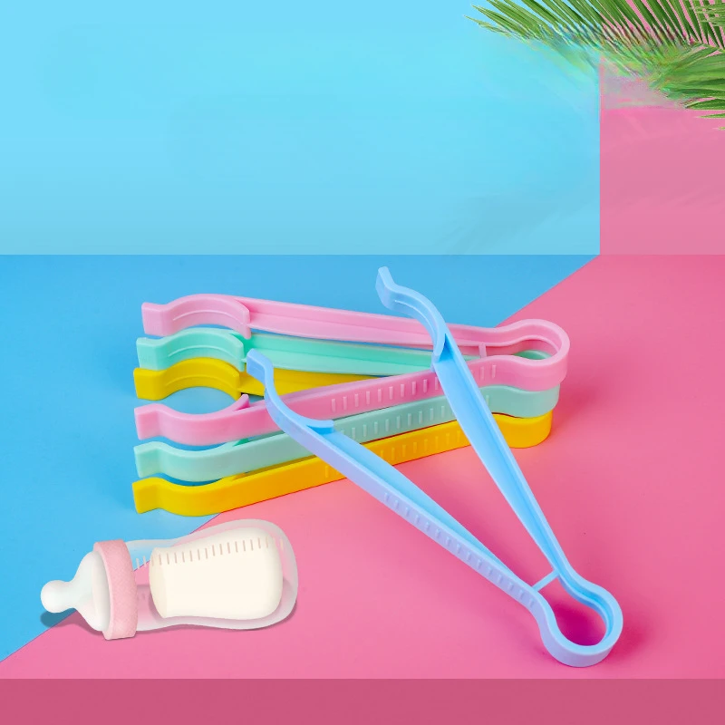 1PC Baby Bottle Clip Non-slip Anti-scalding Safe Disinfection Bottle Clamp Multi-functional Pp Bottle Clip Бутылочная Папка젖병 집게