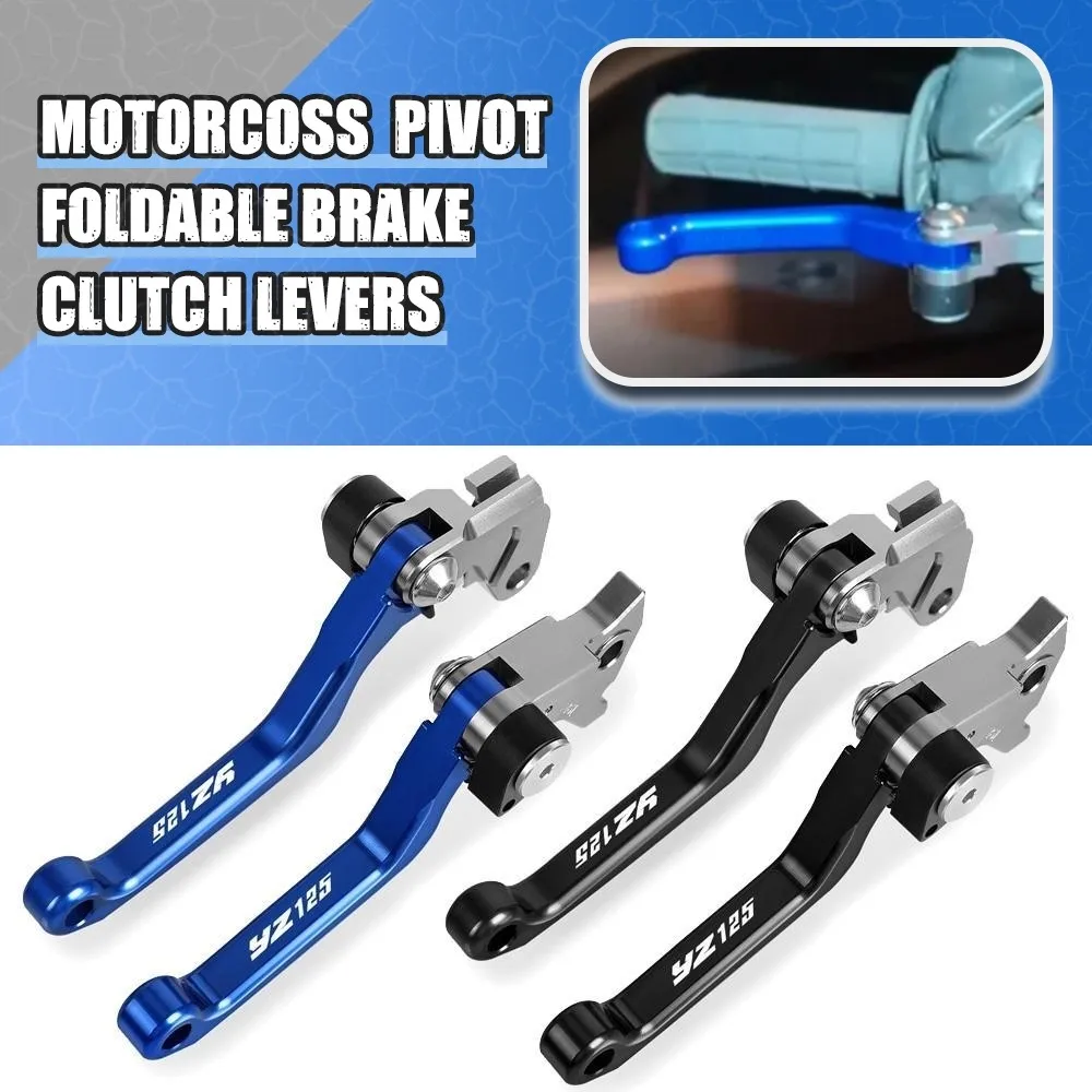 

For YAMAHA YZ125 1989 1990 1991 1992 1993 1994 1995 Motorcoss Pit Dirt Bike Pivot Foldable Brake Clutch Levers Brake Lever YZ125