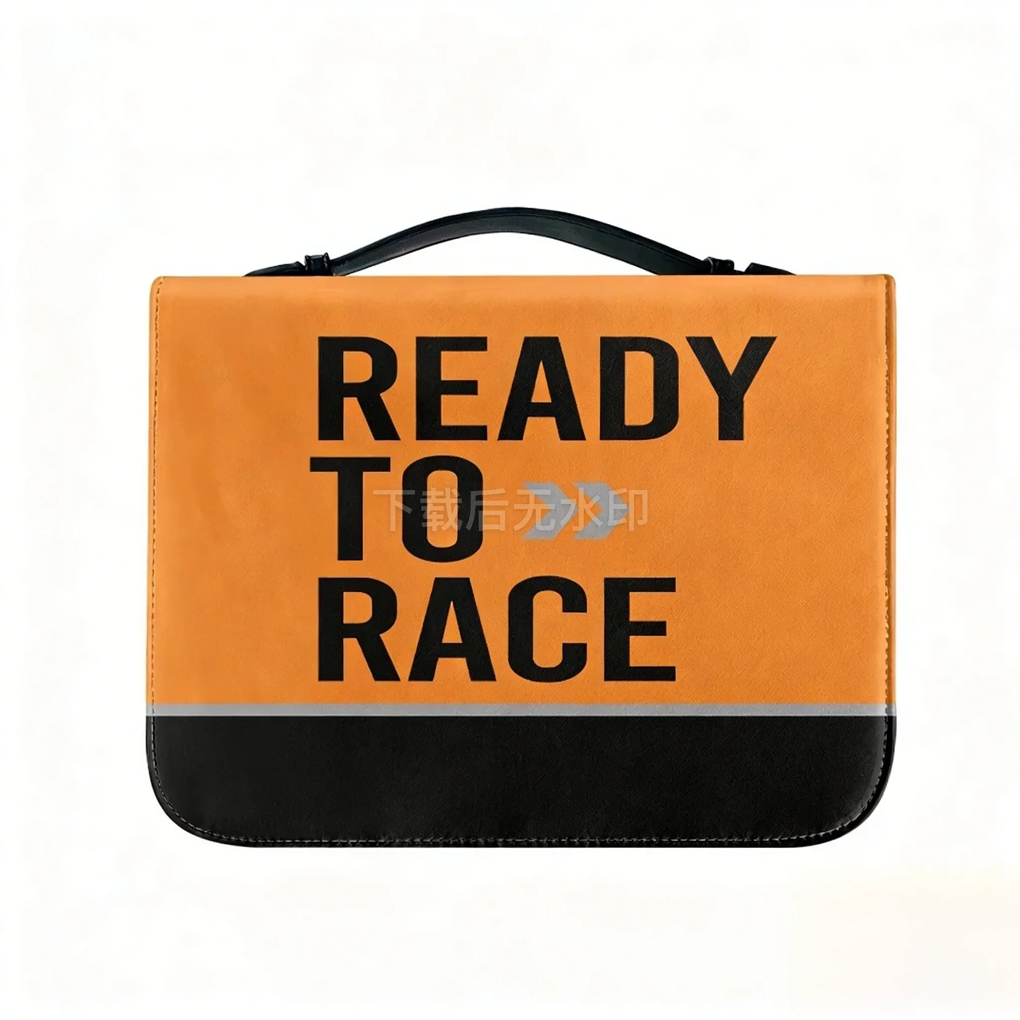 Ready To Race Bible Bags Motorsport Rider Christian Gifts Cover Bible Pack Waterproof Leather Bag Pockets Package Case