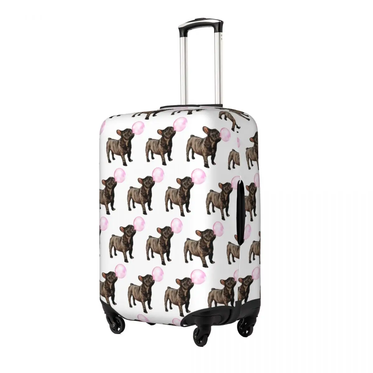 French Bulldog Print Luggage Protective Dust Covers Elastic Waterproof 18-32inch Suitcase Cover Travel Accessories