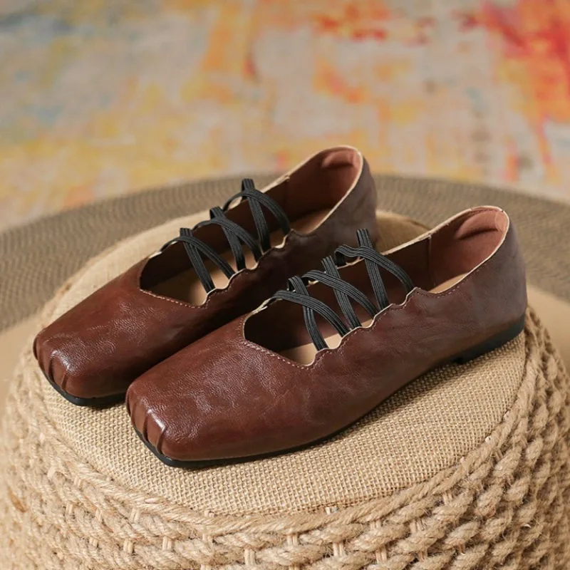 

Женские балетки на плоской подошве, танцевальные туфли, элегантные классические сандалии, модные осенние кроссовки, новинка 2025, лоферы, платье, Zapatillas De Mujer