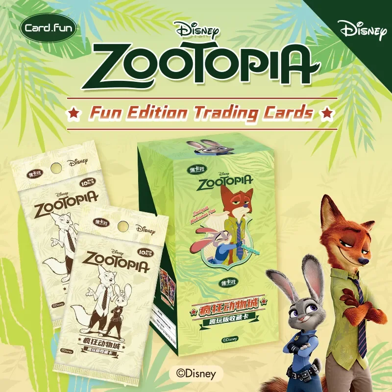 10 Packs CARDFUN Zootopia Collectible Trading Card Game TCG CCG Birthday Gift Collection Cards