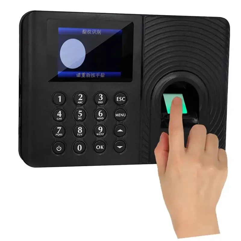 Biometric Attendance System Fingerprint Time Clock Recorder Sensor Machine Reader,Recorder Employee Recognition Recording Device