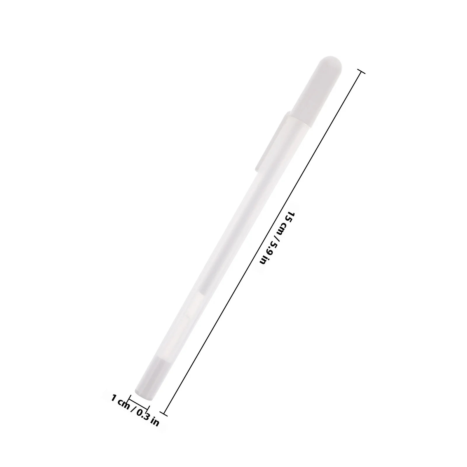 5Pcs White Eyebrow Mapping Pen Waterproof Fine Point Skin Marker for Tattooing Brow Design Application