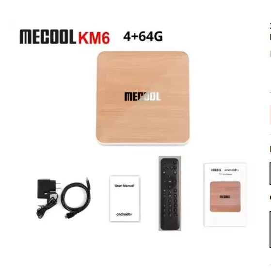 100% оригинал Mecool KM6 Smart TV Box 4 ГБ DDR4 64 ГБ ПЗУ Amlogic S905X4 Deluxe 2,4/5G WiFi6 BT5.0 Сертифицированная Google телеприставка 100% оригинал Mecool KM6 Smart TV Box 4 ГБ DDR4 64 ГБ ПЗУ Amlogic S905X4 Deluxe 2,4/5G WiFi6 BT5.0 Сертифицированная Google телеприставка