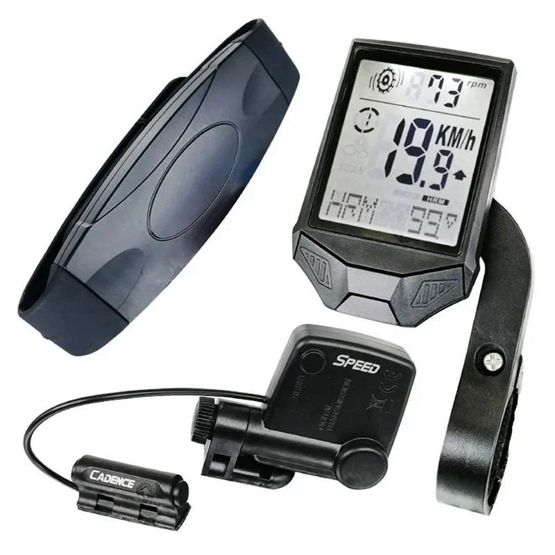 

Wireless Waterproof 3IN1 Multi-Functions Bike Cycling Computer Bicycle Speedometer Odometer