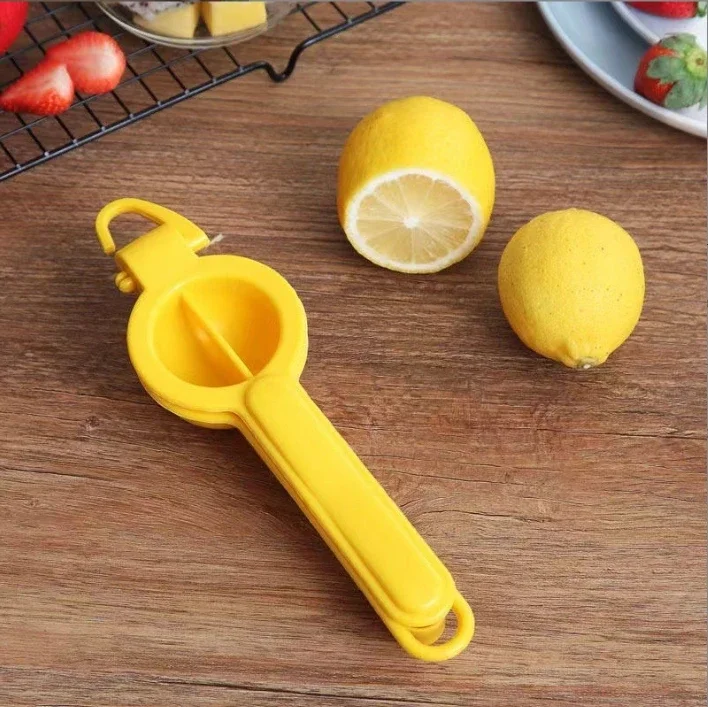 Plastic Manual Citrus Press Juicer Hand Press Lemon Lime Squeezer Fresh Fruit Kitchen Tool