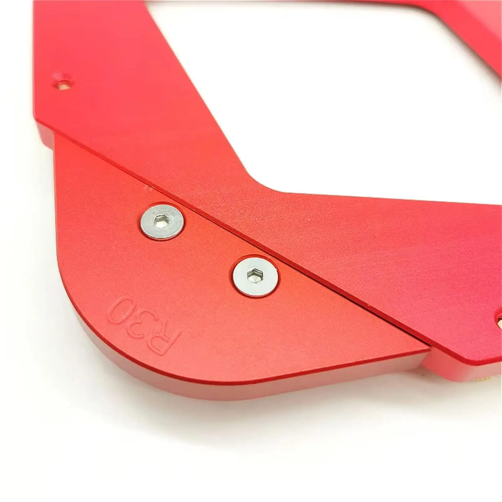 コーナールーティングテンプレートプロフェッショナルポータブル耐摩耗性diyアルミニウム合金高硬度頑丈なフィレットゲージベベルゲージ